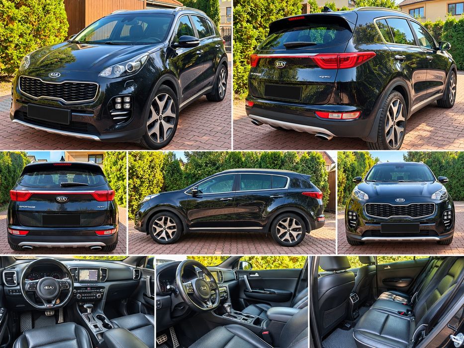 KIA SPORTAGE GT LINE 1.6 T-GDI 177 KM 4x4 automat skóra navigacja