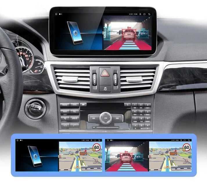 Mercedes E W212 2009–2016 – Radio Android 15 10.25" CarPlay Android Auto 4GB/64GB GPS Nawigacja Stacja Multimedialna WiFi Bluetooth DSP 4G LTE PL