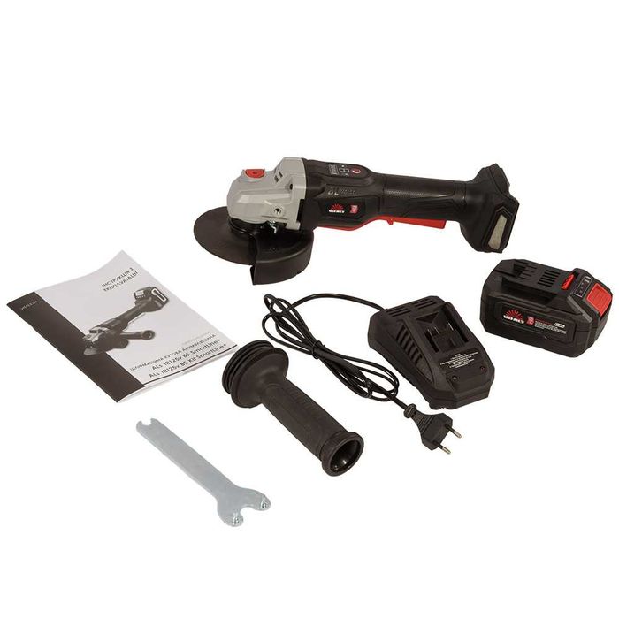 УШМ аккумуляторная Vitals Profes ALs 18125v BS Kit SmartLine+/Комплект