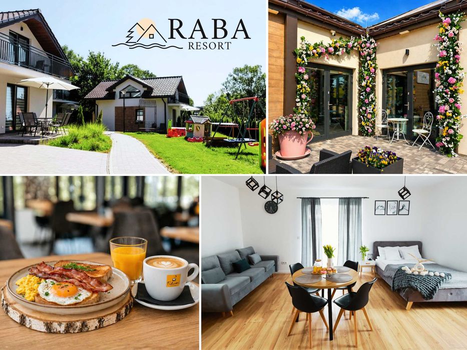 Nocleg Raba Resort-Domki i Apartamenty Noclegi Wieliczka Kraków Majówka Weekend Majowy