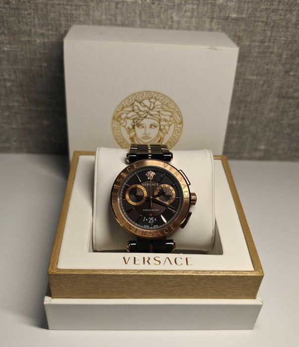 Чоловічий годинник Versace VE1D00619 AION Chronograph 45 mm Swiss made