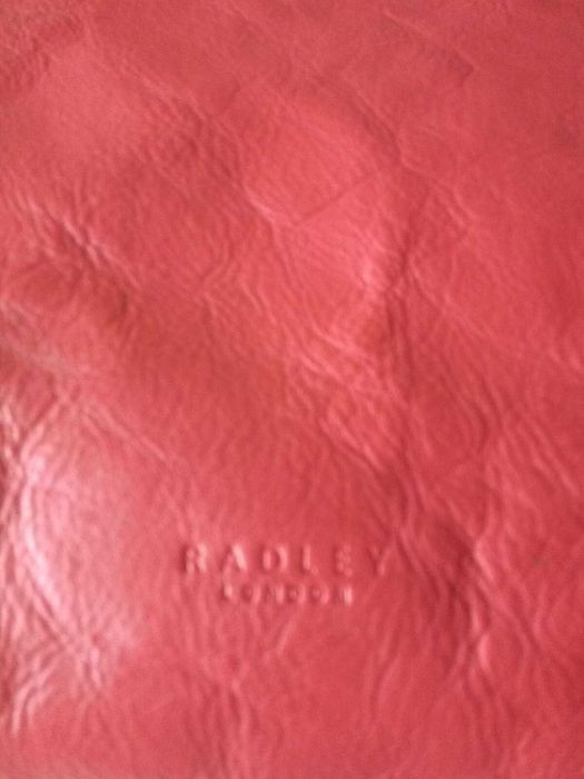 Сумка з натуральної шкірири RADLEY  червоно-бордового кольеру