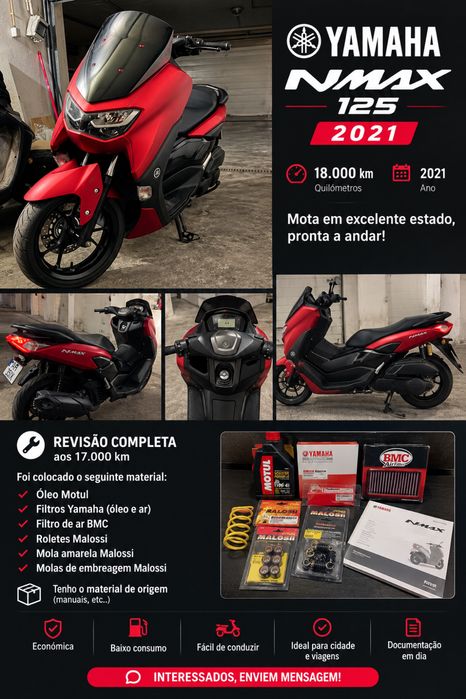 Nmax 125 2021 18.000km