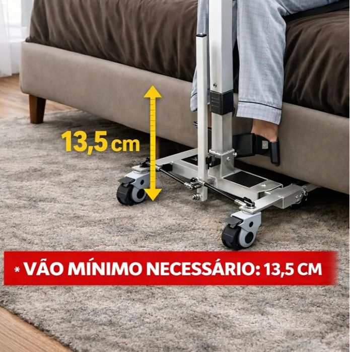 Cadeira De Transferência Profissional para Acamados  de  Ajuste Fácil - Baixa de Preço