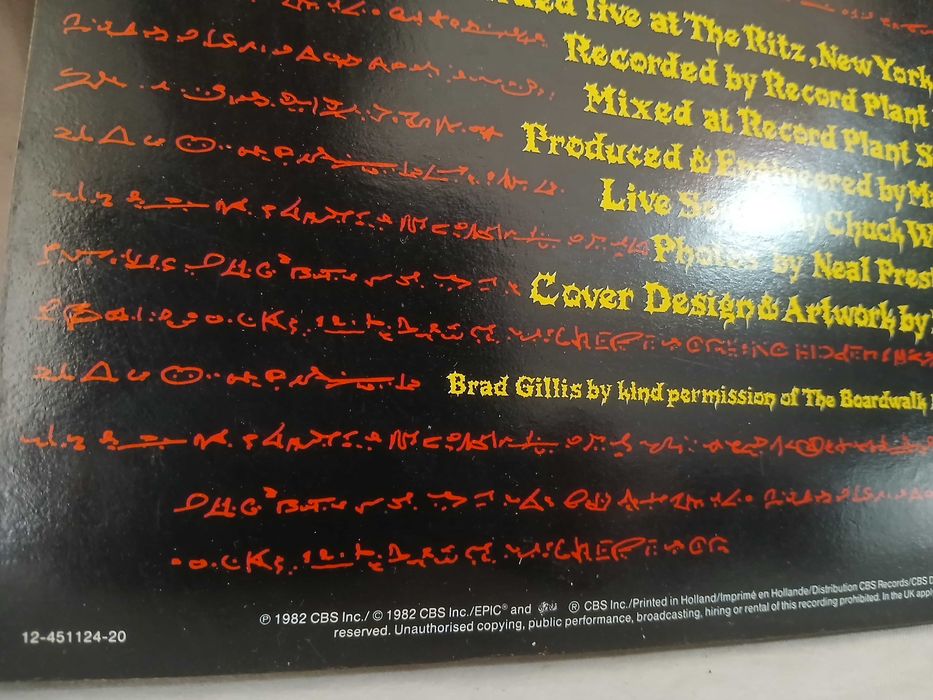 Discos de Vinil - Lp x2 - Ozzy Osbourne - Speak of the Devil - 1982