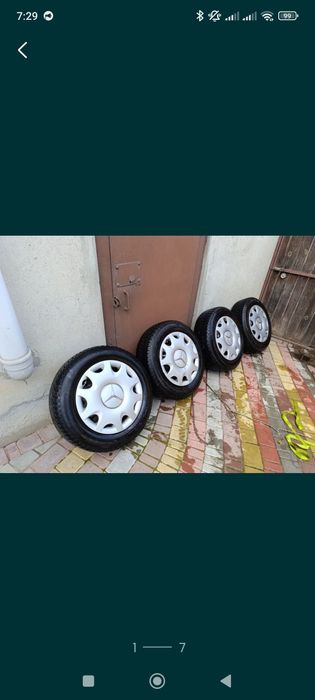 Продам зимние колеса в сборе Mercedes 185.65r15