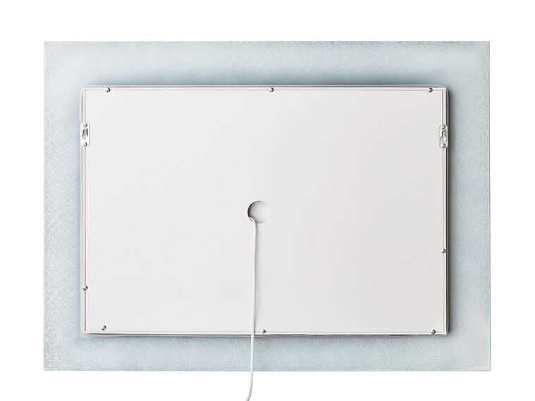 Espelho WC de parede com iluminação LED 60 x 80 cm (anti-embaciante)