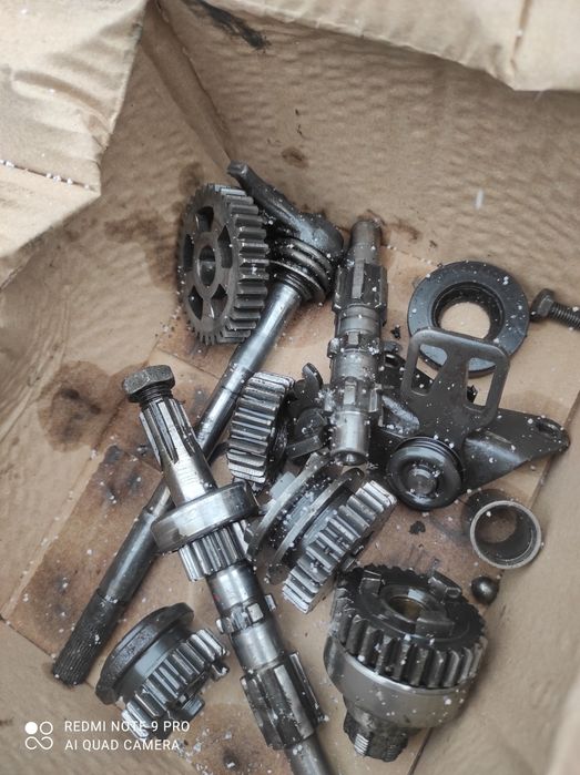 Oryginał ZMD skrzynia biegów WSK 125 automat tryby wałek zdawczy 3.29