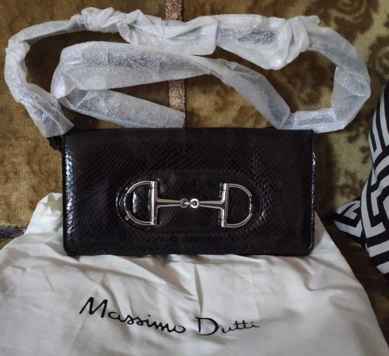 Massimo Dutti nowa skórzana torebka