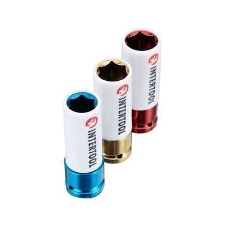 Набір головок ударних подовж 1/2" 17, 19, 21 STORM INTERTOOL ET-8502