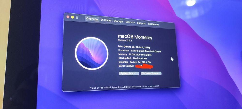 Apple iMac 27 Retina 5K - i7 Quad-Core (4,2 GHz) - 24GB DDR4