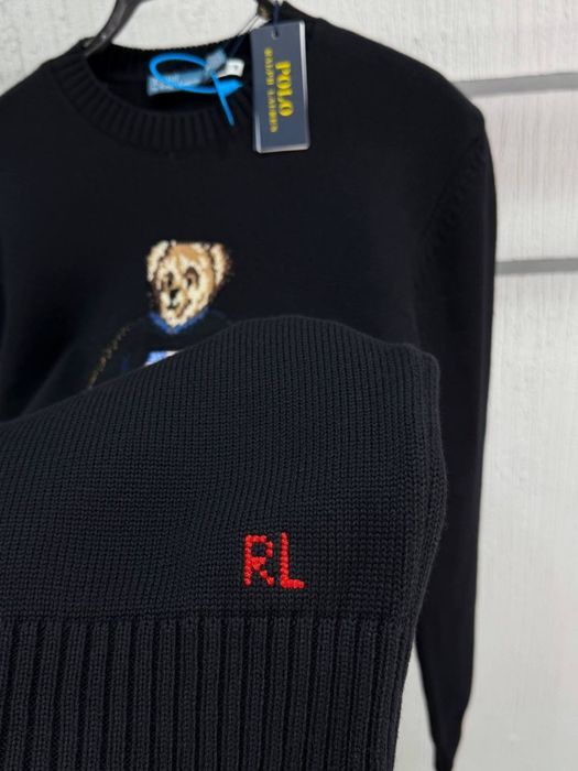 Светр Polo Ralph Lauren чорний чоловічий светр поло ральф лаурен