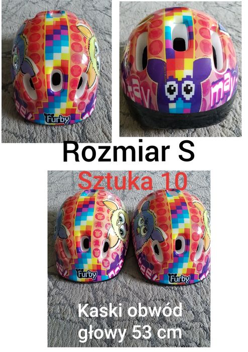 Kask na rower rozmiar S dla dziewczynki lub chłopca