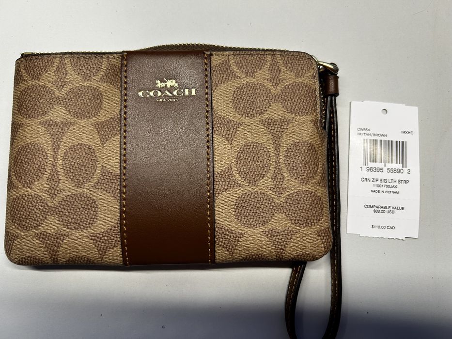 Coach Corner Zip nowy z metką