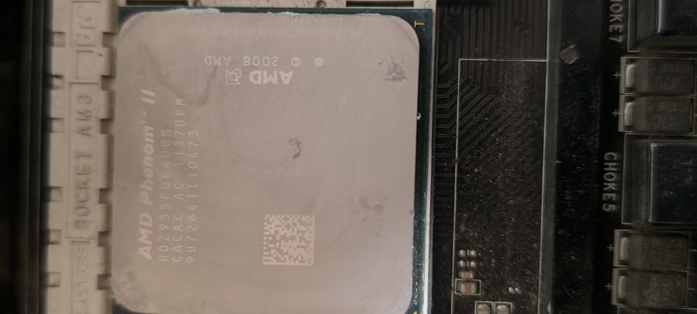 Материнка MSI 870A-G54 + AMD Phenom II X4 955 + кулер