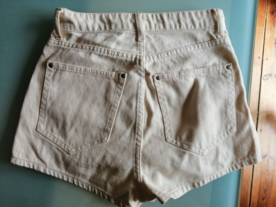 1 Malas de Juta Novas + Calções ganga H&M novos