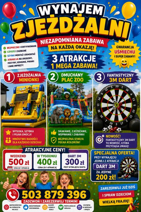 Dmuchane  atrakcje