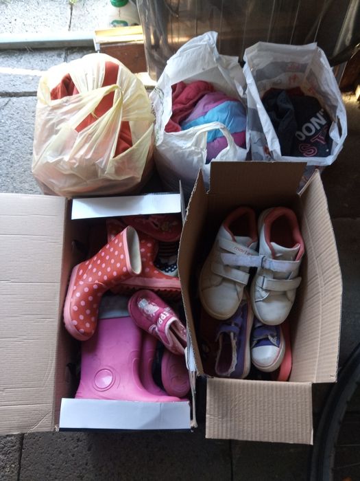 Bluzka Kurtka Płaszcz Spodnie Buty dla Dziewczynki 8 9 lat 146 152