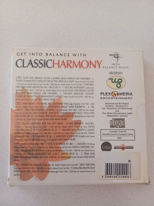 Caixa 5 Cd's ClassicHarmony