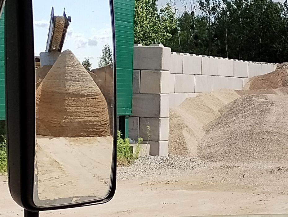 Ziemia ogrodowa czarna piasek siany płukany mixokret żwir drenaż beton