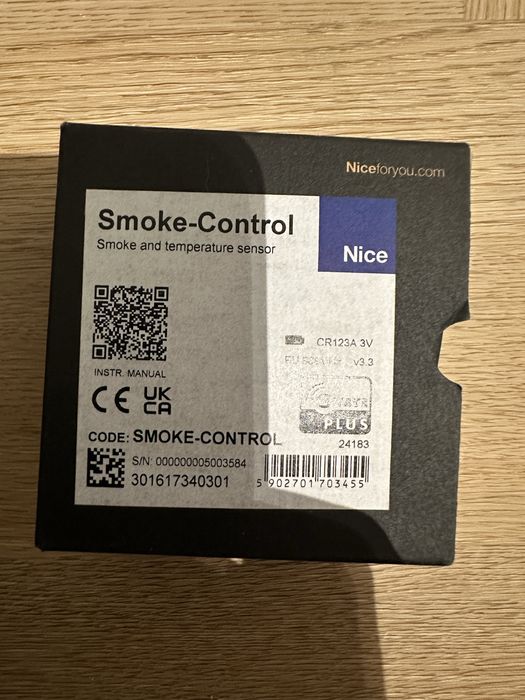 Smoke control fibaro