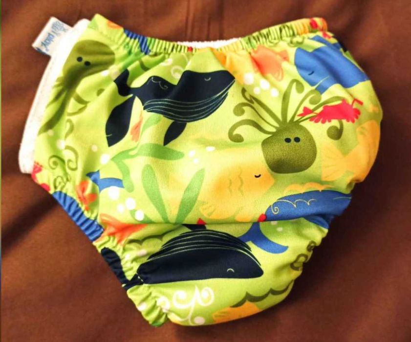 Fralda de natação reutilizável para bebé de 12 meses