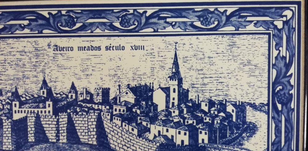 Quadro (azulejo de fábrica aleluia)