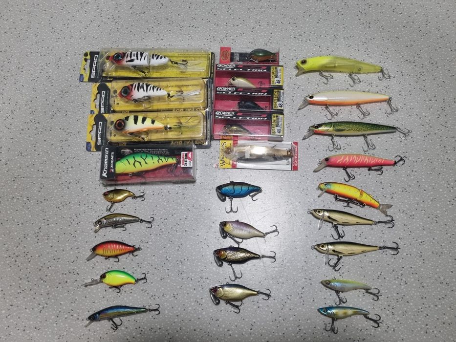 Воблери нові та вживані.