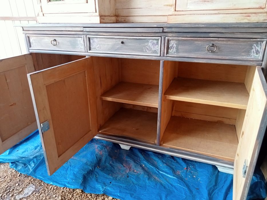 Kredens. Komoda z nadstawką - olcha, autorski pomysł!