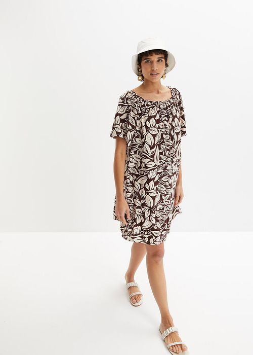 B.P.C sukienka we wzory z wiskozy carmen ^46