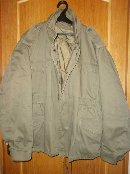 Куртка М65 Alpha Industries с лайнером, олива, р.XL, наш 56. ПОГ-73 см