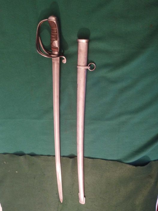 Espada  de cavalaria pesado português, segunda metade do século XIX
