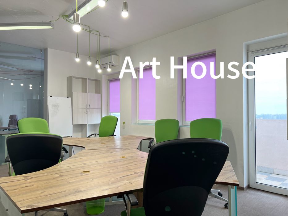 Без % Стильний офіс з меблями, 175м2,Чавдар, зал+ 4 кабінети, Осокорки