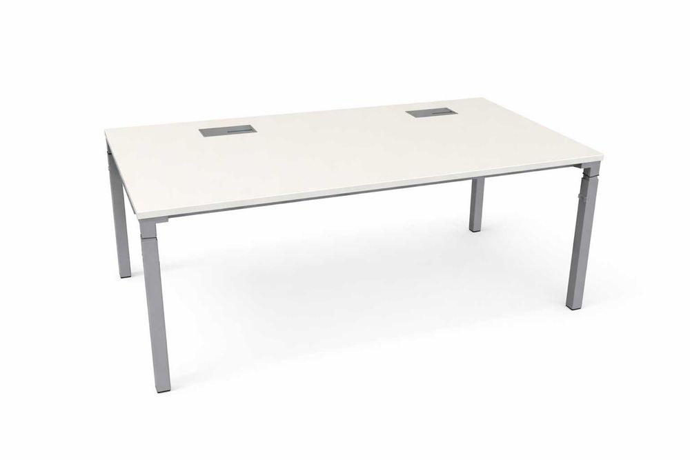 Biurko białe Steelcase Kalidro 160/180x80