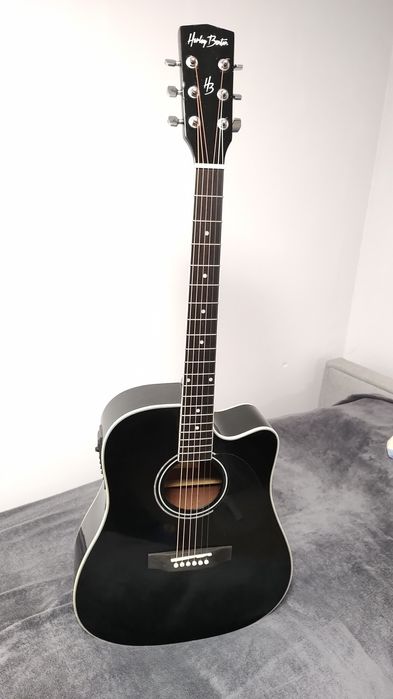 Harley Benton D-120CE BK gitara elektroakustyczna Świetne brzmienie !!