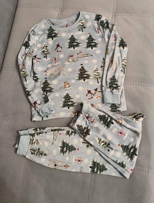 Тепленька піжама Primark 7-8р 122-128р