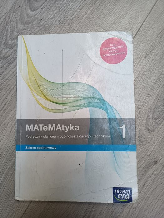 Matematyka 1, podręcznik liceum technikum