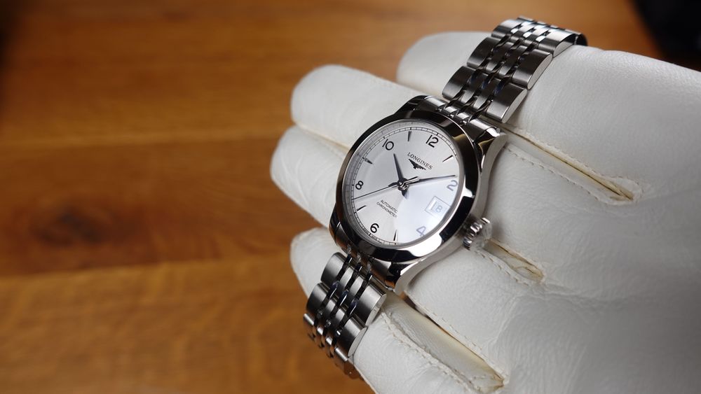 PONAD 50% TANIEJ - Longines Record model L23204766 z certyfikatem COSC i wyjątkowym pudełkiem