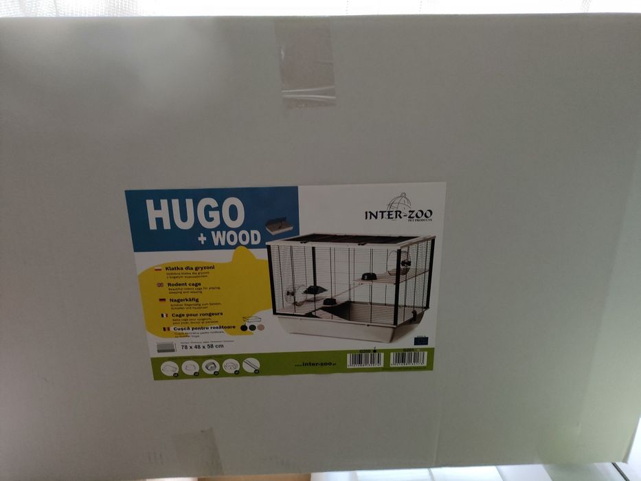 Klatka składana nowa dla małych średnich gryzoni.