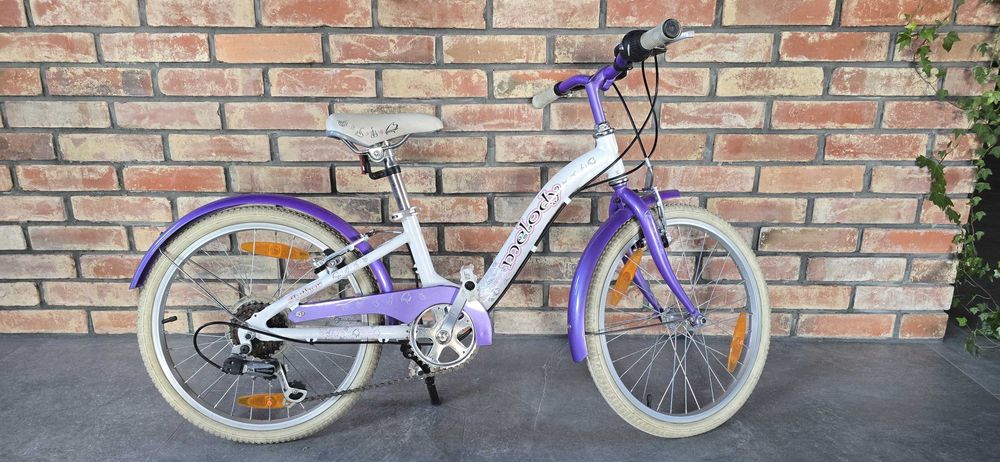 rower dla dziewczynki author melody 2.0 fioletowy