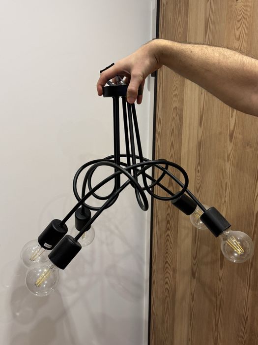 Lampa sufitowa wisząca w stylu loft