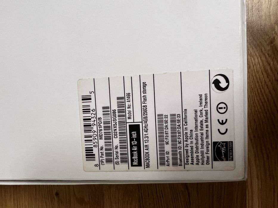 MacBook Air 13” A1466