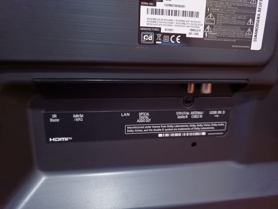 TV LG 8K 55 Polegadas