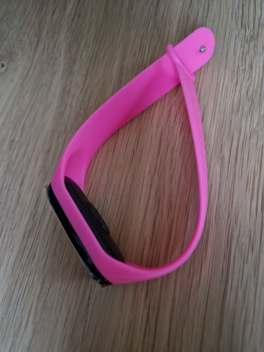 Zegarek opaska sportowa LED - różowy