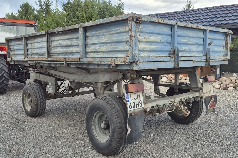 Przyczepa rolnicza Autosan D47B wywrotka 4,5T transport