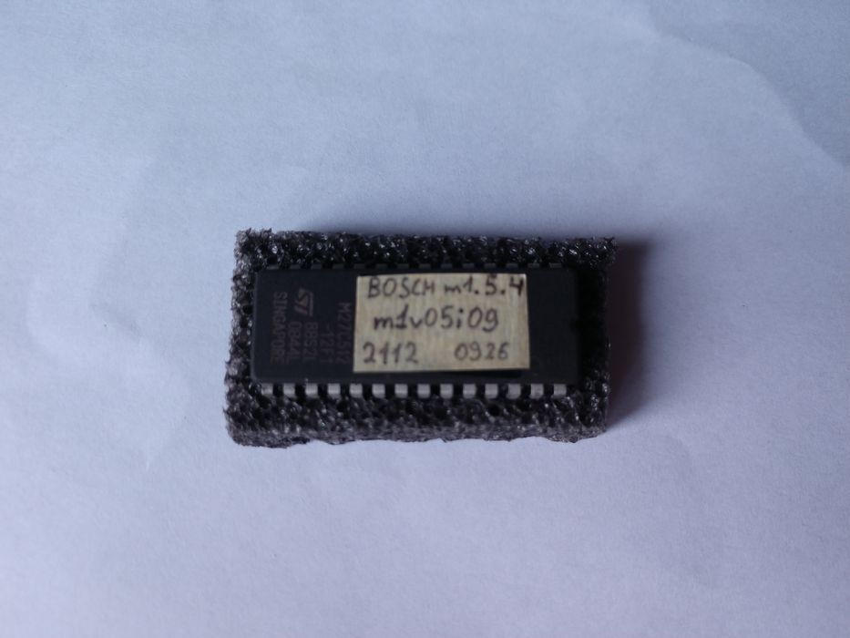 BOSCH M27c512 EPROM чип прошивка ЭБУ ВАЗ 2112 микросхема тюнинг блока