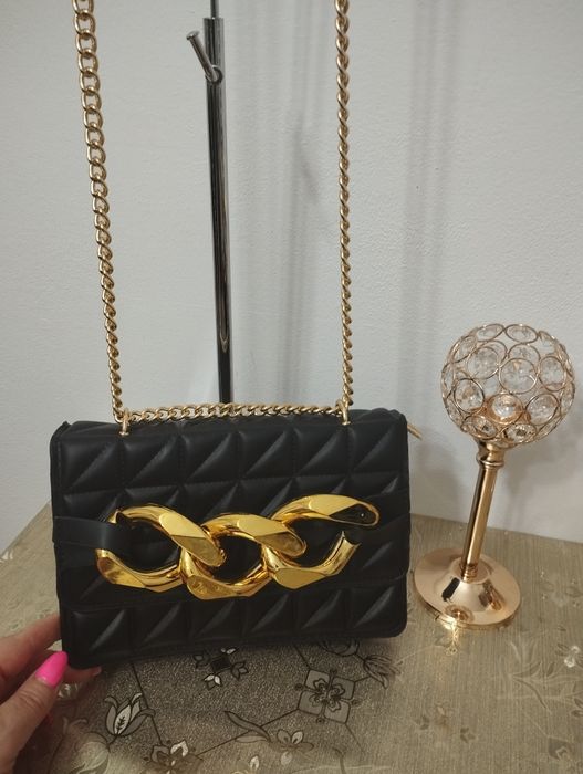 Nowa torebka PIKOWANA czarna czerwona złota srebrna z eko skóry