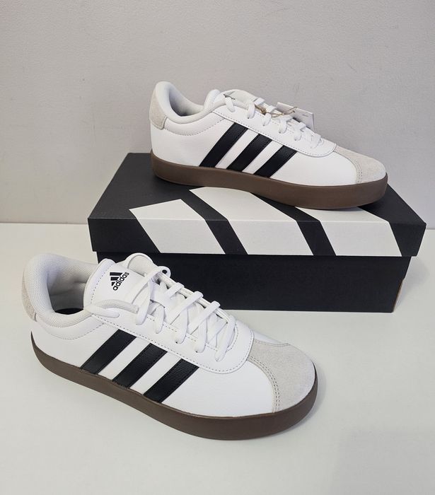 Adidas Court 39 1/3 sneakersy białe samba