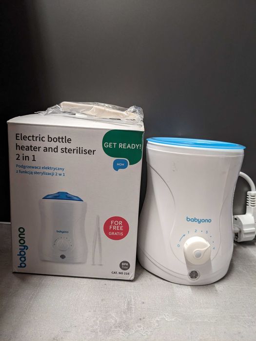 Podgrzewacz do butelek elektryczny z funkcją sterylizacji 2w1 Babyono.