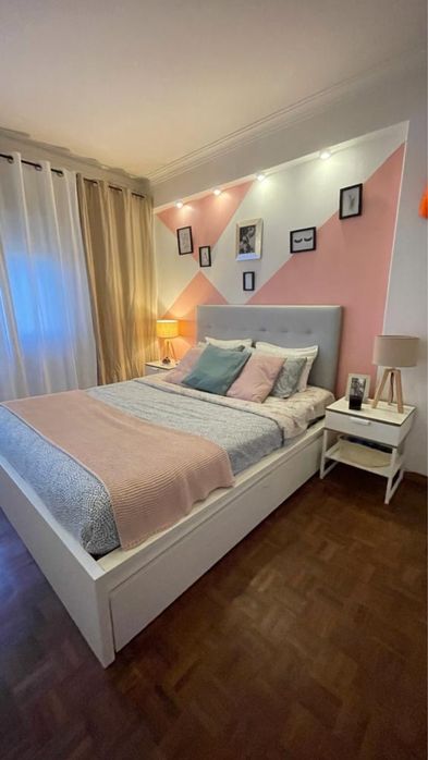 Cama MALM de casal 160x200 com 4 Gavetões e estrado